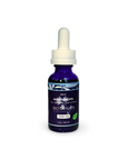 Blue bottle of Botanica Night Drops full-spectrum hemp extract in mint flavor, 1250mg