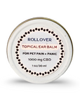 Tin of Rollover Topical Ear Balm for pet pain and panic with 1000mg CBD, 1oz