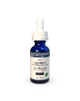 Blue bottle of Botanica Daily Drops full-spectrum hemp extract in mint flavor, 1500mg