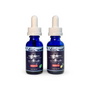 Two bottles of Botanica Night Drops full-spectrum hemp extract, mint and lemon flavors, 2500mg